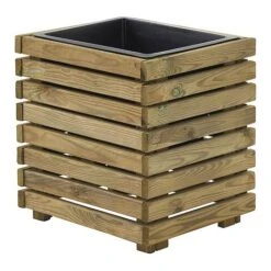 Cerland Horizon Outdoor Square Wooden Planter Tall 40cm 15 Cerland Horizon Outdoor Square Wooden Planter Tall 40cm -FruitHaven Shop 004032