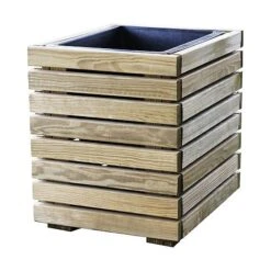Cerland Horizon Outdoor Square Wooden Planter Tall 40cm 16 Cerland Horizon Outdoor Square Wooden Planter Tall 40cm -FruitHaven Shop 004032 01