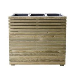 Cerland Horizon Outdoor Rectangular Wooden Planter Tall 90cm -FruitHaven Shop 004033 02 HD