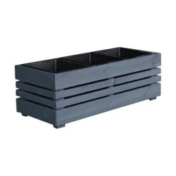 Cerland Geteborg Outdoor Rectangular Wooden Planter 91cm 6 Cerland Geteborg Outdoor Rectangular Wooden Planter 91cm -FruitHaven Shop 004681
