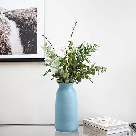 Akemi Vase Tall Nordic Blue H32CM W16CM 4 Akemi Vase Tall Nordic Blue H32CM W16CM - Image 2