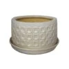 Bonsai Planter Cream White D20Cm 1 Bonsai Planter Cream White D20Cm -FruitHaven Shop BPCW