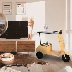 Idooka Green Metal Scooter Side Table 14 Idooka Green Metal Scooter Side Table -FruitHaven Shop BT1000 BARS.YELLOW.LifestyleLivingRoom