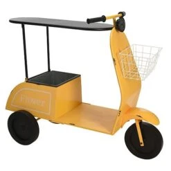 Idooka Green Metal Scooter Side Table 18 Idooka Green Metal Scooter Side Table -FruitHaven Shop BT1000 BARS.YELLOW.Main