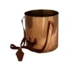 Copper Hanging Planter With Leather Strap D13Cm -FruitHaven Shop CHP13