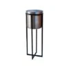 Calla Planter Stand Black/Pewter H58CM D22CM -FruitHaven Shop CPSBP58