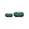 Square Bonsai Planter Teal Set Of 2 1 Square Bonsai Planter Teal Set Of 2 -FruitHaven Shop CSCTS2