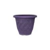 Woven Blossom Planter 41cm Brushed Wood Effect Violet -FruitHaven Shop CTBP16BWV