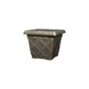 Tuscany Planter Roman Square 31cm Black Bronze Effect 2 Tuscany Planter Roman Square 31cm Black Bronze Effect -FruitHaven Shop CTTLSBB
