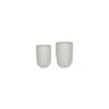 Catania White Terrazzo Set Of 2 Vases 1 Catania White Terrazzo Set Of 2 Vases -FruitHaven Shop CWTVS2 copy