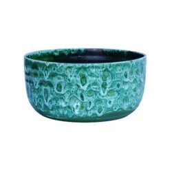 Emerald Reactive Glaze Bowl H12.5Cm D25Cm