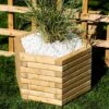 Small 50cm Hexagon Wooden Planter 2 Small 50cm Hexagon Wooden Planter -FruitHaven Shop Hexagonal Wooden Planter 1024x1024 1