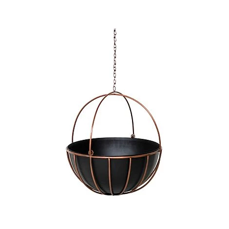 Indoor Kensington Copper Hanging Planter H34Cm D30Cm 3 Indoor Kensington Copper Hanging Planter H34Cm D30Cm