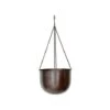 Indoor Mayfair Mocha Hanging Planter H16Cm D21Cm 1 Indoor Mayfair Mocha Hanging Planter H16Cm D21Cm -FruitHaven Shop IMMHP21