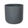 Lisbon Planter Charcoal H26Cm D26Cm 1 Lisbon Planter Charcoal H26Cm D26Cm -FruitHaven Shop LPC26