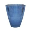 Navy Ribbed Vase H24.5Cm W21.5Cm 2 Navy Ribbed Vase H24.5Cm W21.5Cm -FruitHaven Shop NRV21