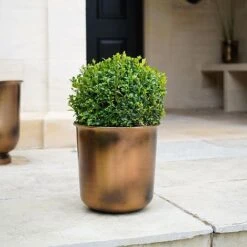 Outdoor Hampton Copper Metal Planter H28Cm W27.5Cm 5 Outdoor Hampton Copper Metal Planter H28Cm W27.5Cm -FruitHaven Shop OHCMP34 1