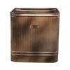 Outdoor Hampton Square Copper Metal Planter H35Cm W34Cm -FruitHaven Shop OHSCMP34