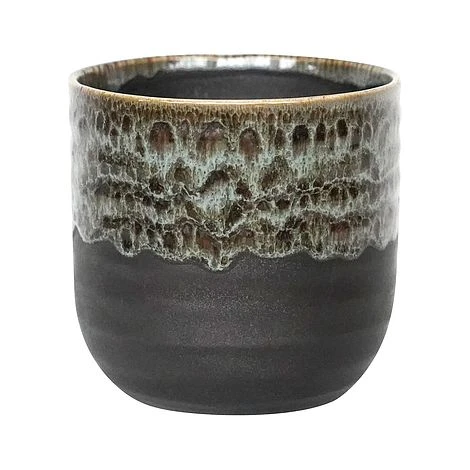 Olivine Reactive Glaze Planter H21Cm D21Cm 3 Olivine Reactive Glaze Planter H21Cm D21Cm