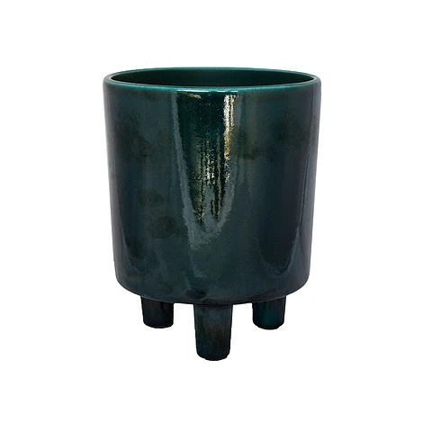 Pisa Emerald Planter H19Cm D16Cm 3 Pisa Emerald Planter H19Cm D16Cm