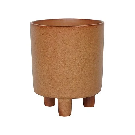 Pisa Reactive Glaze Planter Fawn H19CM D16CM 3 Pisa Reactive Glaze Planter Fawn H19CM D16CM