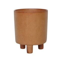 Pisa Reactive Glaze Planter Fawn H24CM D20CM