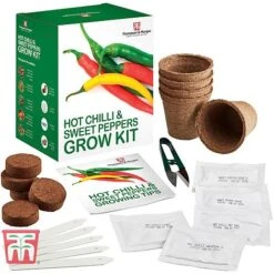 Red Hot Chilli & Sweet Peppers Growing Kit - Gift -FruitHaven Shop REDH KA8274 B