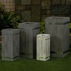 Ottawa Rectangular Vertical Garden Planter -FruitHaven Shop WXP1188A 1